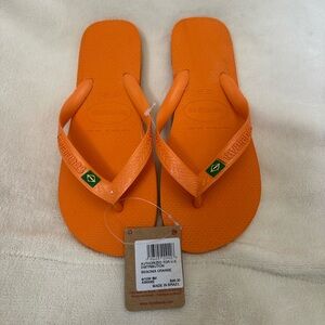 Havaianas Flip Flops Unisex Original Brazil Rubber Sandals Beach Shoes 9/10W 8M